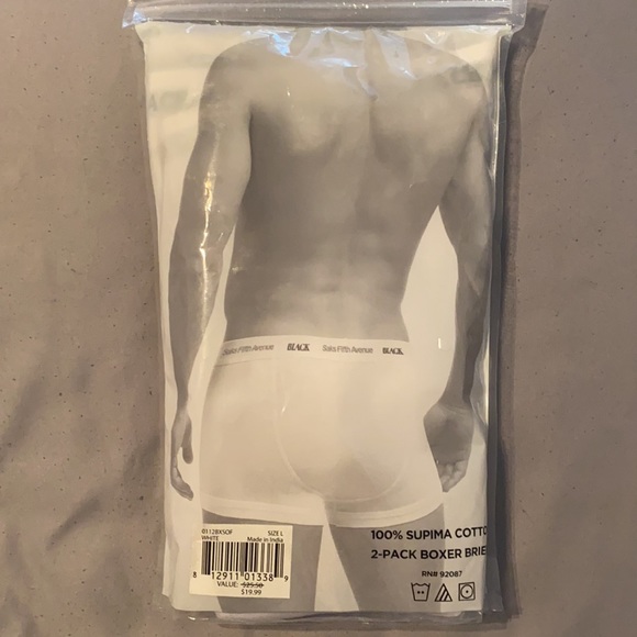 Sack Fifth Avenue 2-Pack Man’s Boxer Briefs(New) - Picture 2 of 4